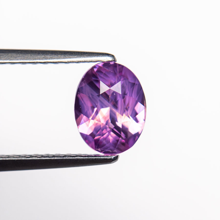 The 1.20ct 7.13x5.53x3.72mm Oval Brilliant Sapphire 26470-01 by East London jeweller Rachel Boston | Discover our collections of unique and timeless engagement rings, wedding rings, and modern fine jewellery. - Rachel Boston Jewellery