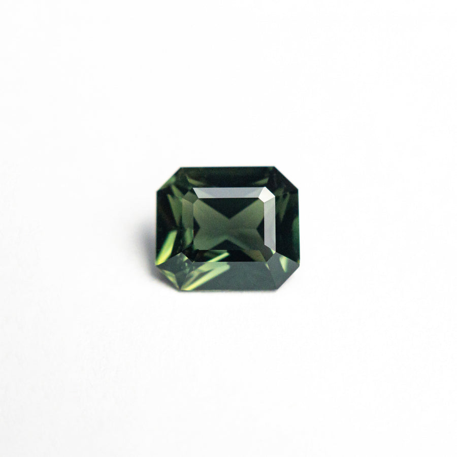 The 1.16ct 6.34x5.50x3.56mm Cut Corner Rectangle Step Cut Sapphire 26503-01 by East London jeweller Rachel Boston | Discover our collections of unique and timeless engagement rings, wedding rings, and modern fine jewellery. - Rachel Boston Jewellery
