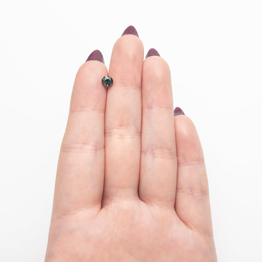0.70ct 5.16x5.10x3.61mm Round Brilliant Sapphire 26526-08 - Rachel Boston Jewellery