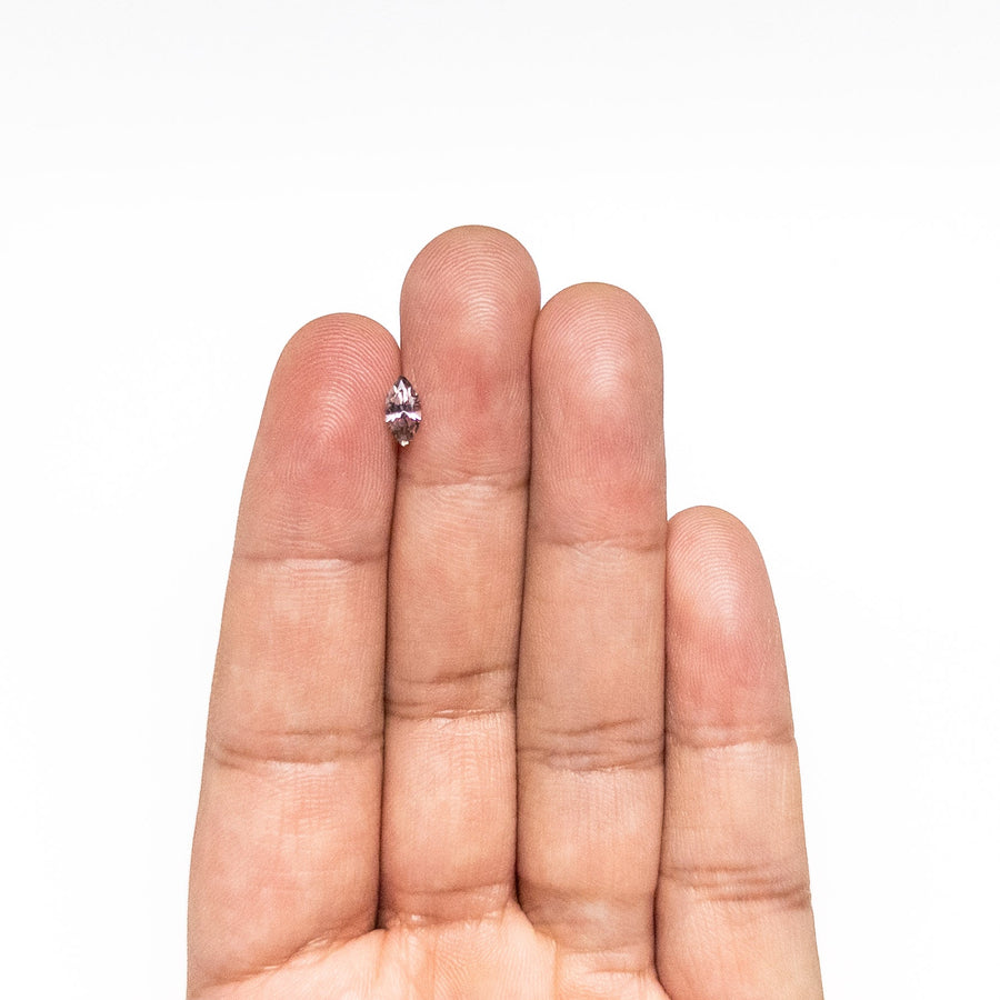 The 0.50ct 7.56x3.86x2.66mm Marquise Brilliant Sapphire 26528-02 by East London jeweller Rachel Boston | Discover our collections of unique and timeless engagement rings, wedding rings, and modern fine jewellery. - Rachel Boston Jewellery