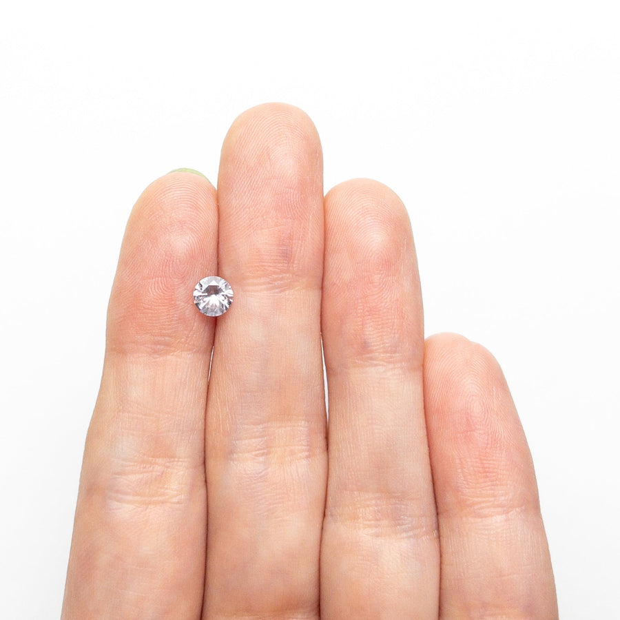 The 0.53ct 4.99x4.96x2.91mm Round Brilliant Sapphire 26556-09 by East London jeweller Rachel Boston | Discover our collections of unique and timeless engagement rings, wedding rings, and modern fine jewellery. - Rachel Boston Jewellery