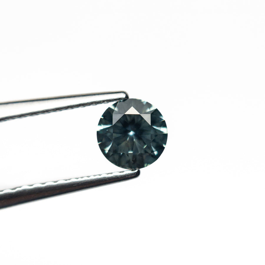 The 0.54ct 4.99x4.98x2.96mm Round Brilliant Sapphire 26556-13 by East London jeweller Rachel Boston | Discover our collections of unique and timeless engagement rings, wedding rings, and modern fine jewellery. - Rachel Boston Jewellery