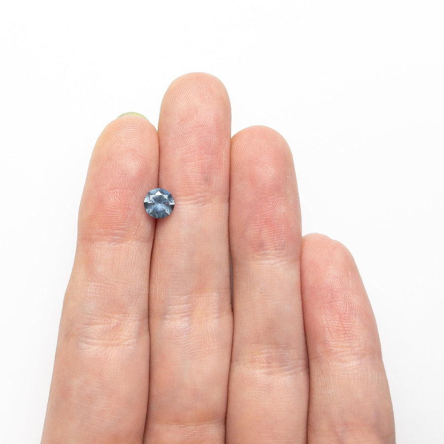 The 0.74ct 5.45x5.41x3.48mm Round Brilliant Sapphire 26556-19 by East London jeweller Rachel Boston | Discover our collections of unique and timeless engagement rings, wedding rings, and modern fine jewellery. - Rachel Boston Jewellery
