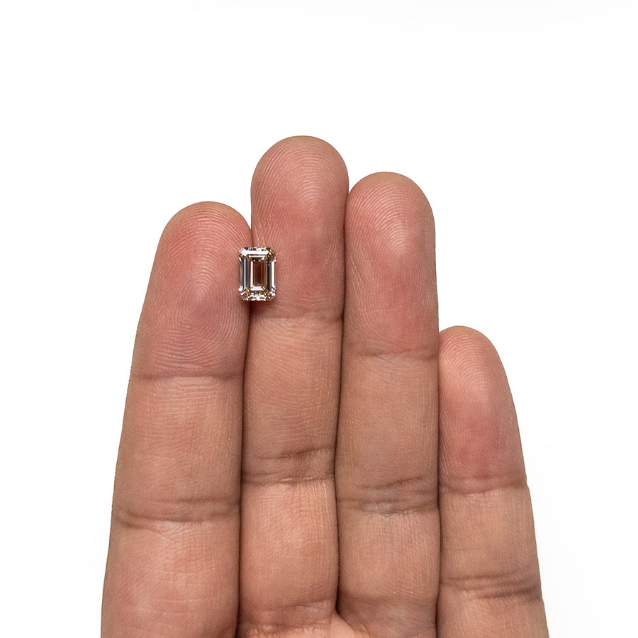The 1.53ct 7.80x5.46x3.39mm SI1 C4 Cut Corner Rectangle Step Cut 26606-02 by East London jeweller Rachel Boston | Discover our collections of unique and timeless engagement rings, wedding rings, and modern fine jewellery. - Rachel Boston Jewellery