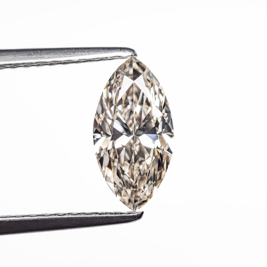 The 1.01ct 9.84x5.09x3.31mm SI2 N Marquise Brilliant 🇨🇦 26607-01 by East London jeweller Rachel Boston | Discover our collections of unique and timeless engagement rings, wedding rings, and modern fine jewellery. - Rachel Boston Jewellery