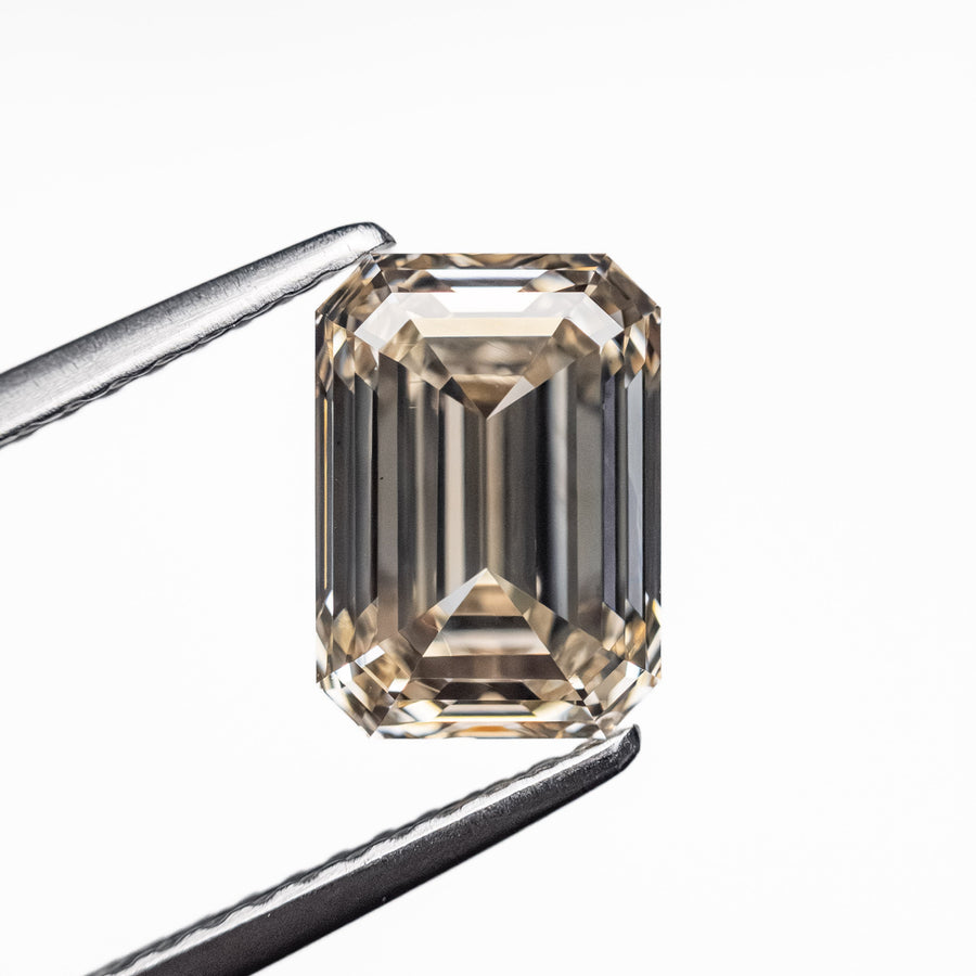 The 2.02ct 8.16x5.81x4.01mm VS2 C4 Cut Corner Rectangle Step Cut 26611-01 by East London jeweller Rachel Boston | Discover our collections of unique and timeless engagement rings, wedding rings, and modern fine jewellery. - Rachel Boston Jewellery