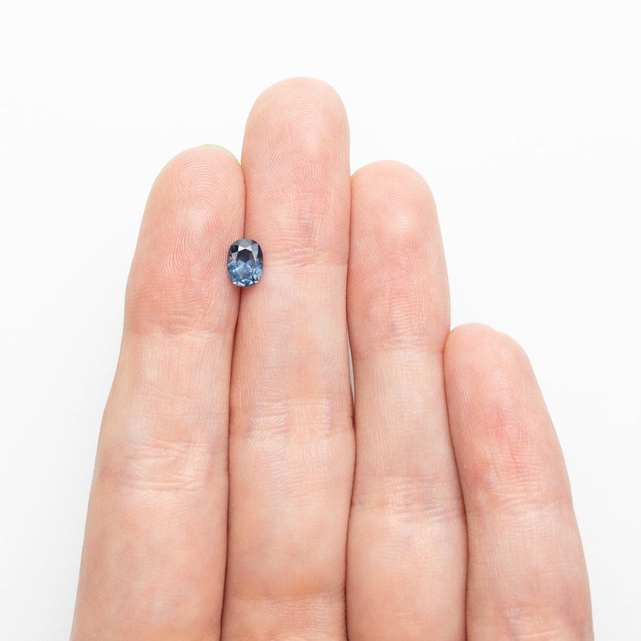 The 0.60ct 5.89x4.41x2.89mm Cushion Brilliant Sapphire 26617-02 by East London jeweller Rachel Boston | Discover our collections of unique and timeless engagement rings, wedding rings, and modern fine jewellery. - Rachel Boston Jewellery