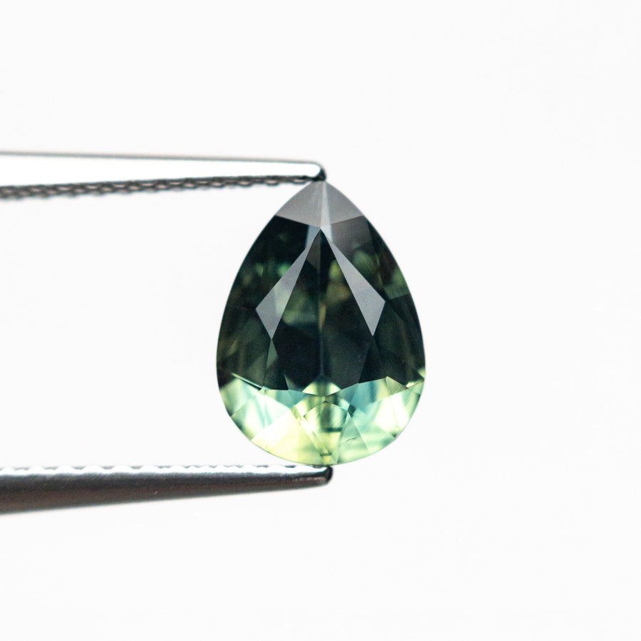The 1.37ct 8.87x6.43x3.55mm Pear Brilliant Sapphire 26626-01 by East London jeweller Rachel Boston | Discover our collections of unique and timeless engagement rings, wedding rings, and modern fine jewellery. - Rachel Boston Jewellery