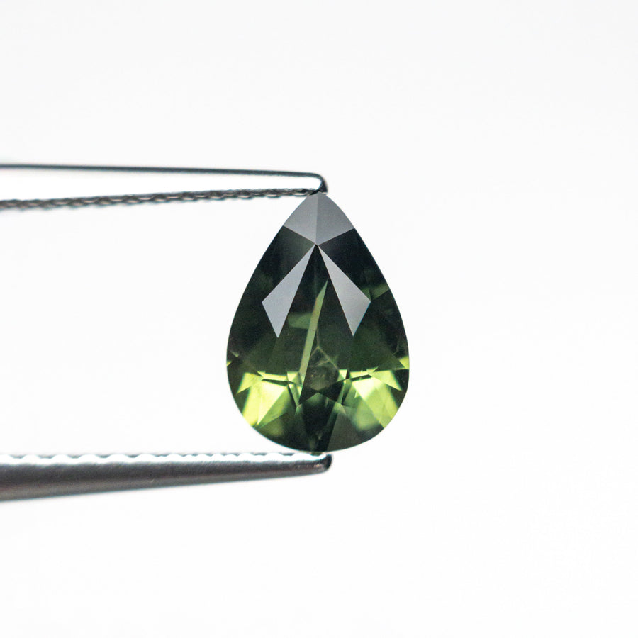 The 0.94ct 7.91x5.51x3.27mm Pear Brilliant Sapphire 26626-03 by East London jeweller Rachel Boston | Discover our collections of unique and timeless engagement rings, wedding rings, and modern fine jewellery. - Rachel Boston Jewellery