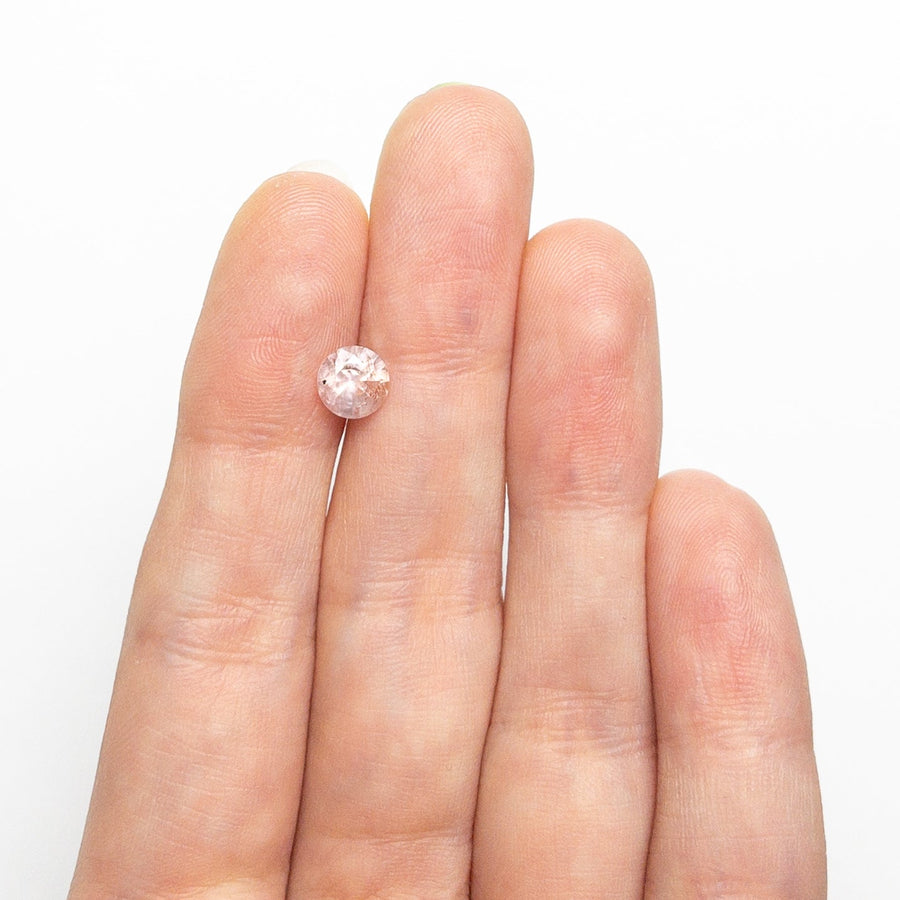 The 1.02ct 6.09x6.06x4.01mm Round Brilliant Sapphire 26766-13 by East London jeweller Rachel Boston | Discover our collections of unique and timeless engagement rings, wedding rings, and modern fine jewellery. - Rachel Boston Jewellery