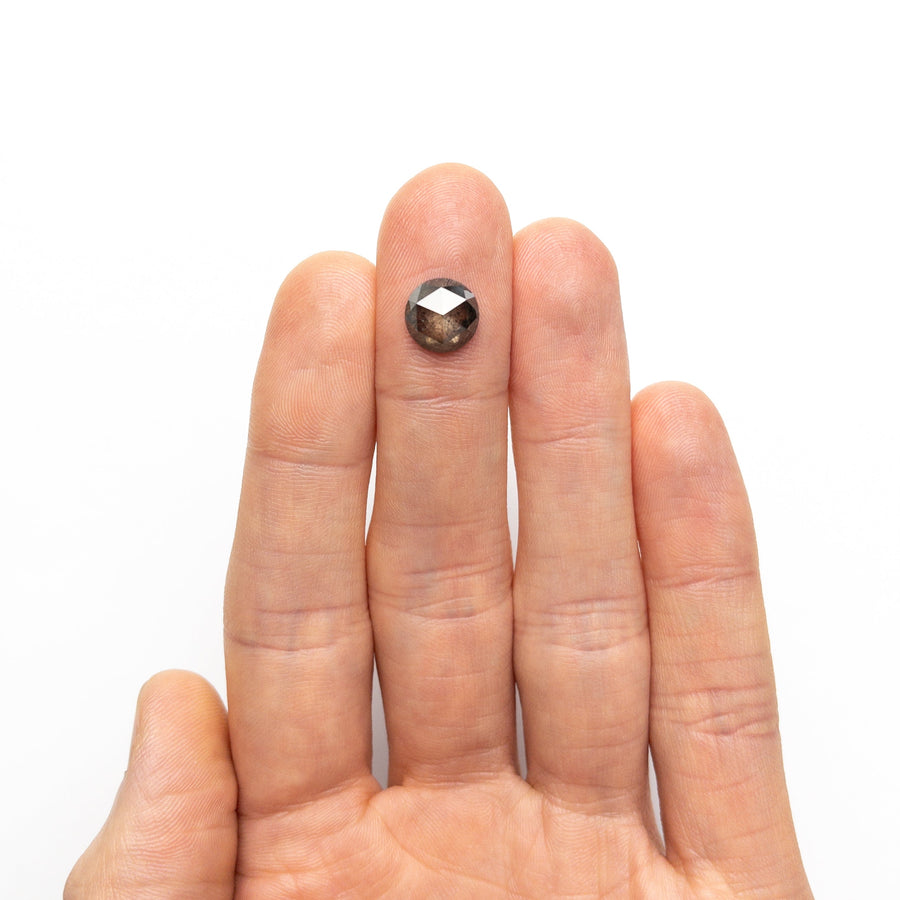 The 2.61ct 9.10x9.05x3.85mm Round Rosecut 26786-19 by East London jeweller Rachel Boston | Discover our collections of unique and timeless engagement rings, wedding rings, and modern fine jewellery. - Rachel Boston Jewellery