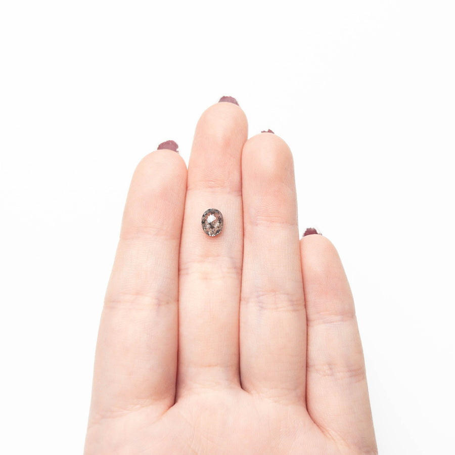 The 1.23ct 7.24x5.75x3.41mm Oval Double Cut 26784-11 by East London jeweller Rachel Boston | Discover our collections of unique and timeless engagement rings, wedding rings, and modern fine jewellery. - Rachel Boston Jewellery