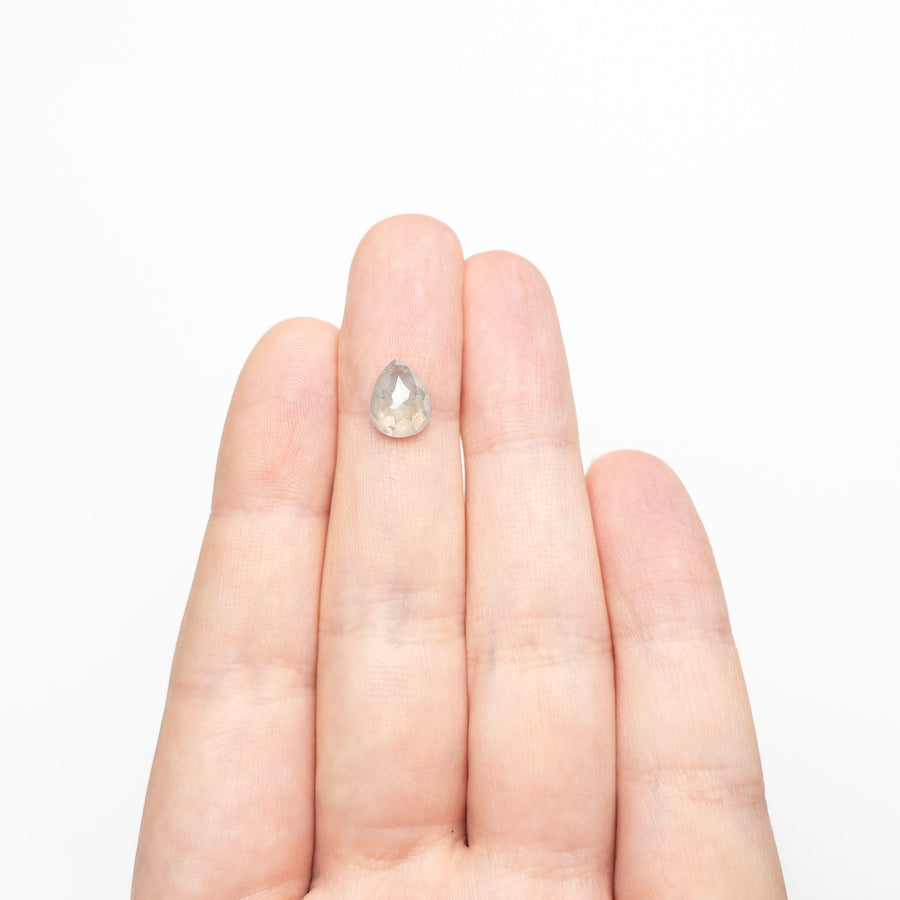 The 2.35ct 9.48x7.24x4.30mm Pear Double Cut 26787-04 by East London jeweller Rachel Boston | Discover our collections of unique and timeless engagement rings, wedding rings, and modern fine jewellery. - Rachel Boston Jewellery