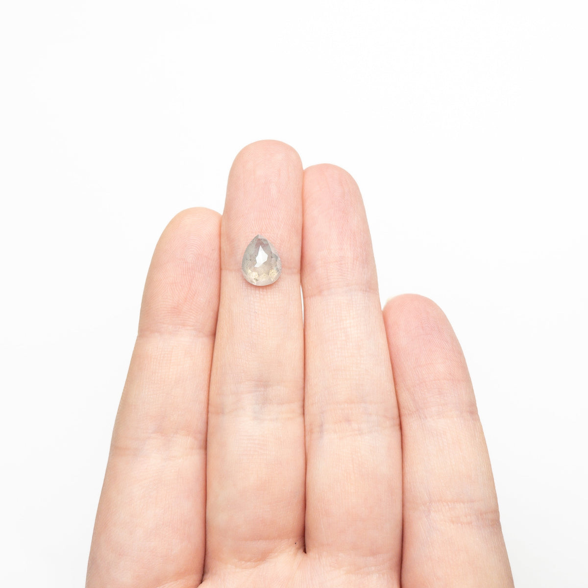 The 2.35ct 9.48x7.24x4.30mm Pear Double Cut 26787-04 by East London jeweller Rachel Boston | Discover our collections of unique and timeless engagement rings, wedding rings, and modern fine jewellery.