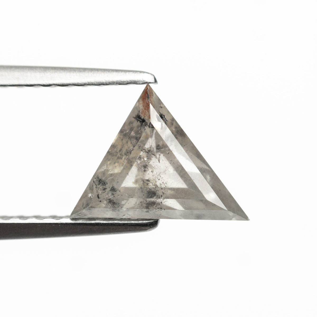 The 1.40ct 8.02x7.81x3.89mm Triangle Step Cut 26787-23 by East London jeweller Rachel Boston | Discover our collections of unique and timeless engagement rings, wedding rings, and modern fine jewellery.