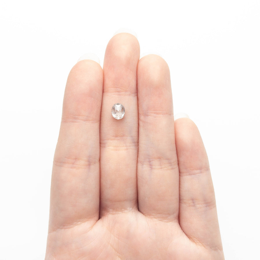 The 1.13ct 6.72x5.52x3.34mm Oval Double Cut 26787-28 by East London jeweller Rachel Boston | Discover our collections of unique and timeless engagement rings, wedding rings, and modern fine jewellery. - Rachel Boston Jewellery