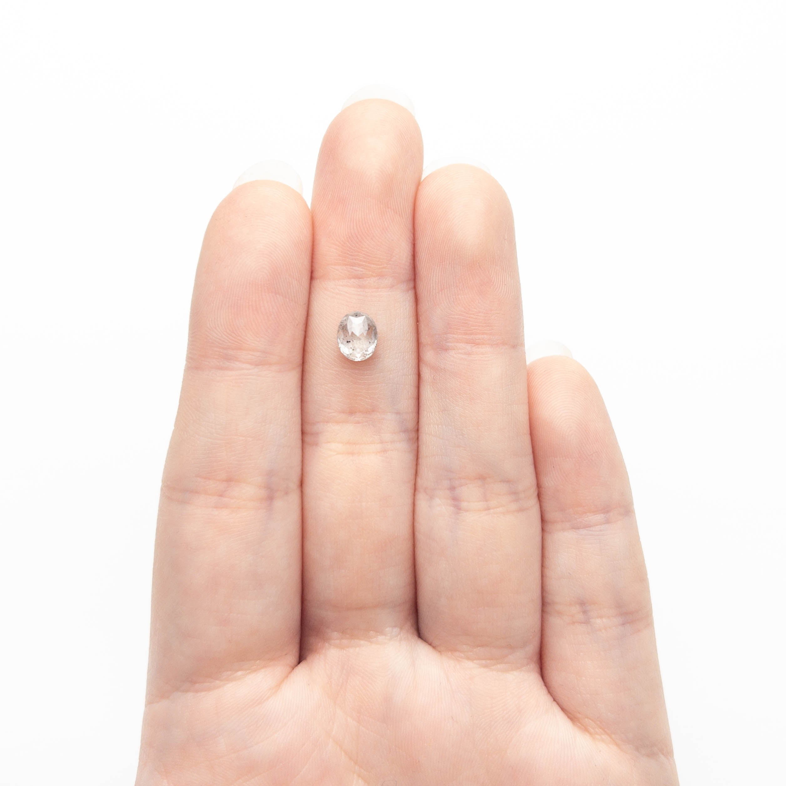 The 1.13ct 6.72x5.52x3.34mm Oval Double Cut 26787-28 by East London jeweller Rachel Boston | Discover our collections of unique and timeless engagement rings, wedding rings, and modern fine jewellery.