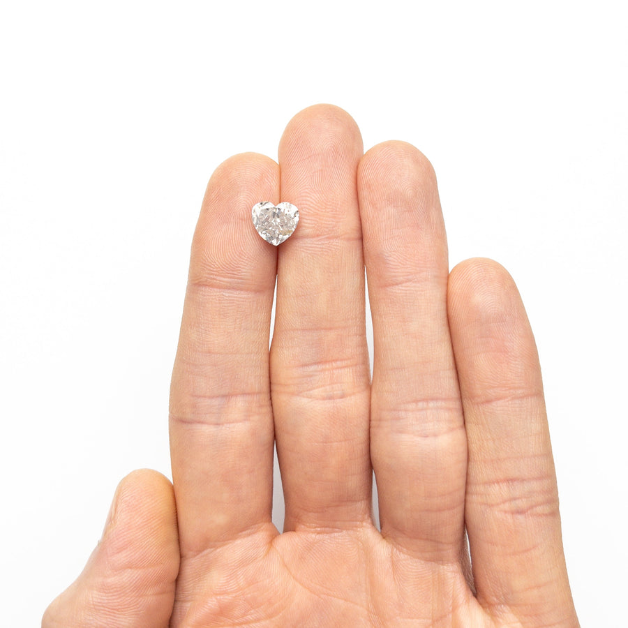 The 2.63ct 7.99x8.62x5.48mm Heart Brilliant 26804-01 by East London jeweller Rachel Boston | Discover our collections of unique and timeless engagement rings, wedding rings, and modern fine jewellery. - Rachel Boston Jewellery