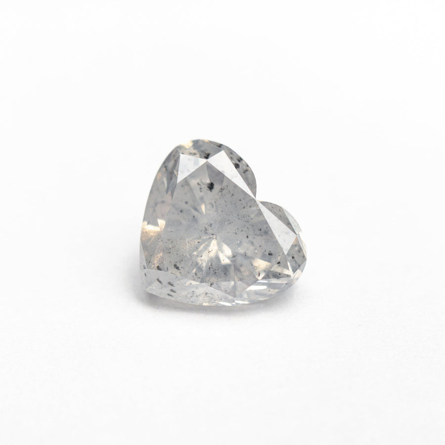 The 1.49ct 6.77x7.62x4.41mm Fancy White Heart Brilliant 26805-01 by East London jeweller Rachel Boston | Discover our collections of unique and timeless engagement rings, wedding rings, and modern fine jewellery. - Rachel Boston Jewellery