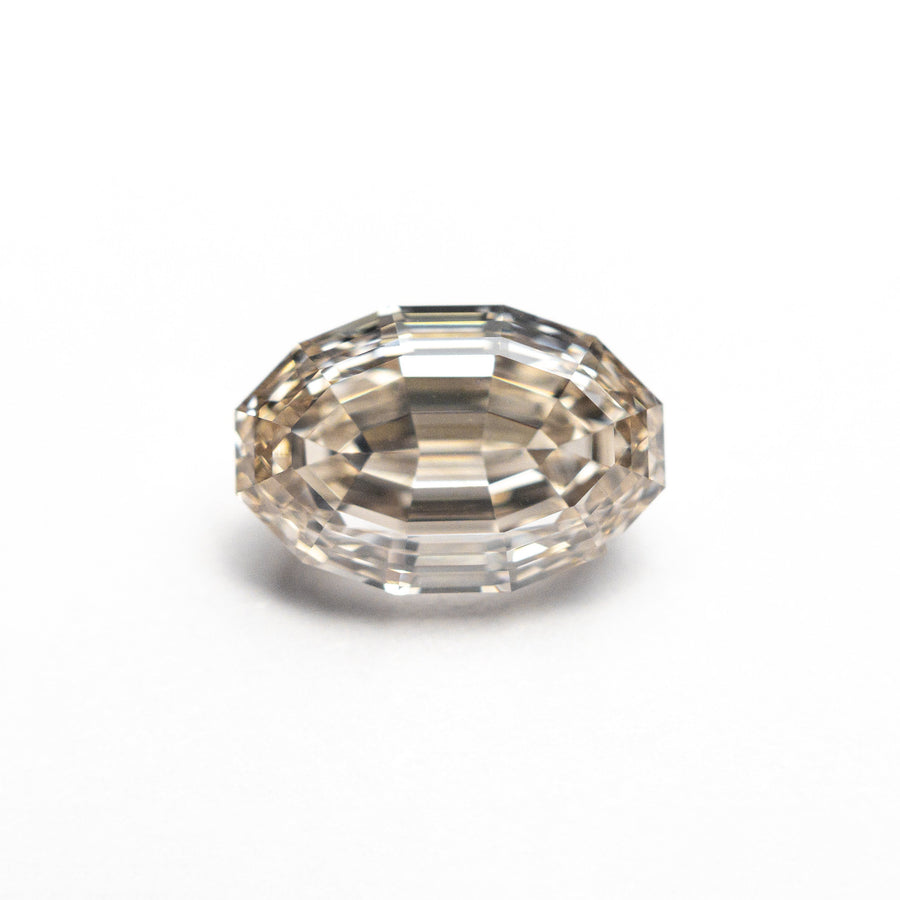 The 2.01ct 9.07x6.08x4.23mm VS1 C3 Geo Oval Step Cut 🇨🇦 26811-01 by East London jeweller Rachel Boston | Discover our collections of unique and timeless engagement rings, wedding rings, and modern fine jewellery. - Rachel Boston Jewellery
