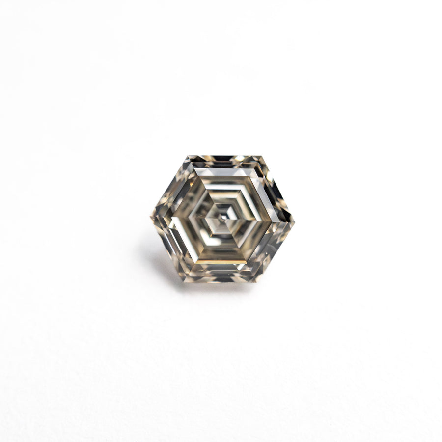 The 0.61ct 5.73x4.89x3.04mm SI1 M Hexagon Step Cut 🇨🇦 26844-01 by East London jeweller Rachel Boston | Discover our collections of unique and timeless engagement rings, wedding rings, and modern fine jewellery. - Rachel Boston Jewellery