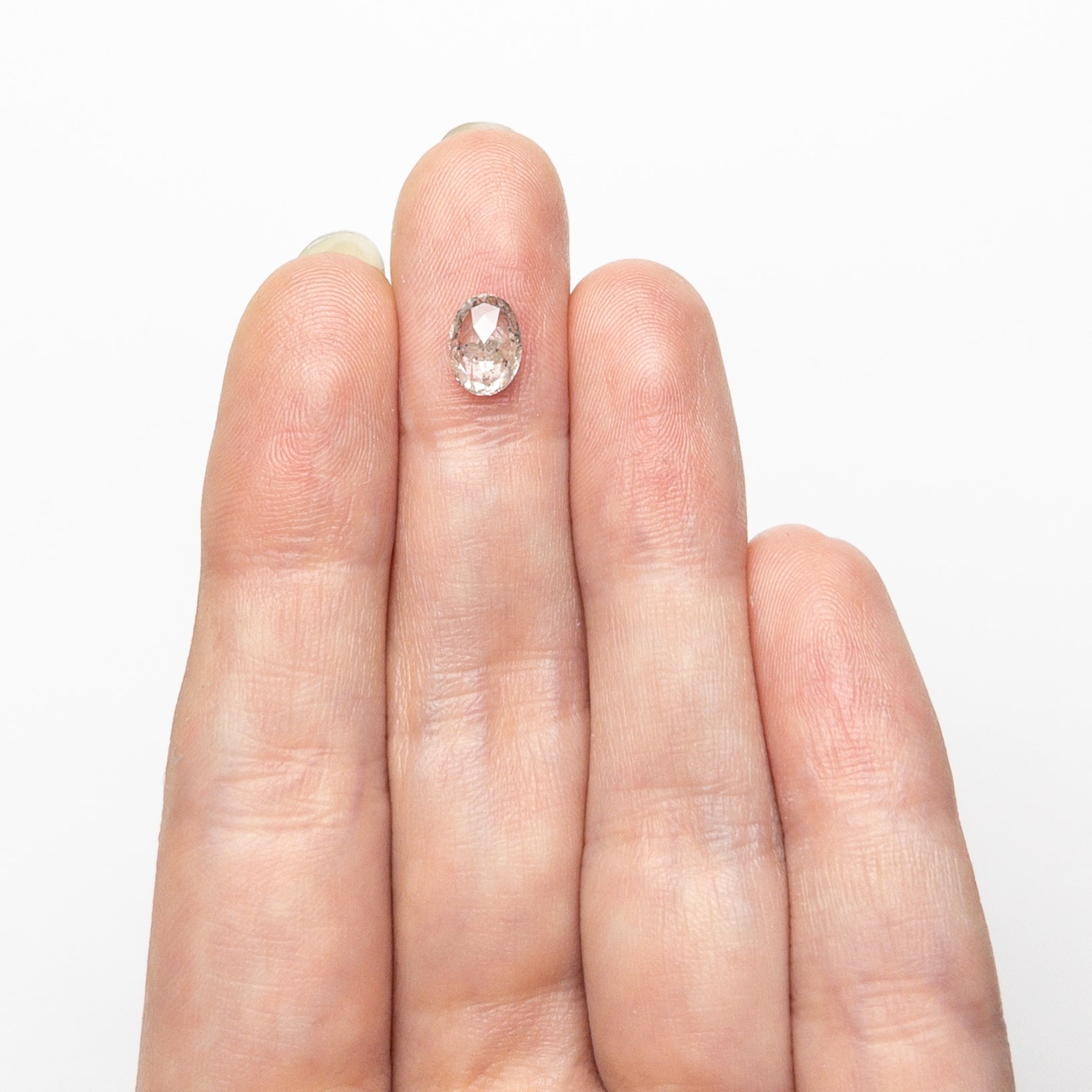 The 1.02ct 7.415.38x2.83mm Oval Rosecut 🇨🇦 26873-01 by East London jeweller Rachel Boston | Discover our collections of unique and timeless engagement rings, wedding rings, and modern fine jewellery.