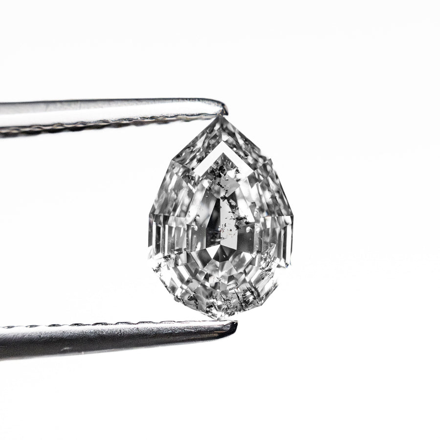 The 1.10ct 7.91x5.51x3.39mm Geo Pear Step Cut 🇨🇦 26879-01 by East London jeweller Rachel Boston | Discover our collections of unique and timeless engagement rings, wedding rings, and modern fine jewellery. - Rachel Boston Jewellery