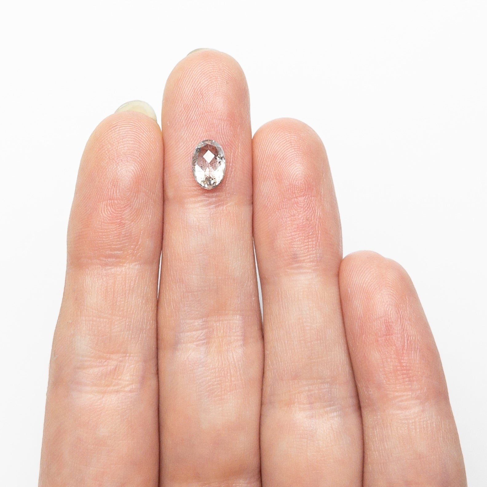 The 1.01ct 7.37x5.02x3.15mm Oval Rosecut 🇨🇦 26883-01 by East London jeweller Rachel Boston | Discover our collections of unique and timeless engagement rings, wedding rings, and modern fine jewellery.
