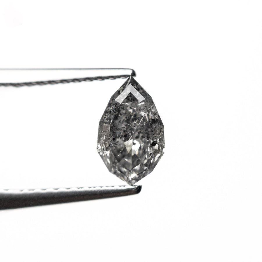 The 0.88ct 7.82x4.88x3.23mm Geo Pear Step Cut 🇨🇦 26891-01 by East London jeweller Rachel Boston | Discover our collections of unique and timeless engagement rings, wedding rings, and modern fine jewellery. - Rachel Boston Jewellery