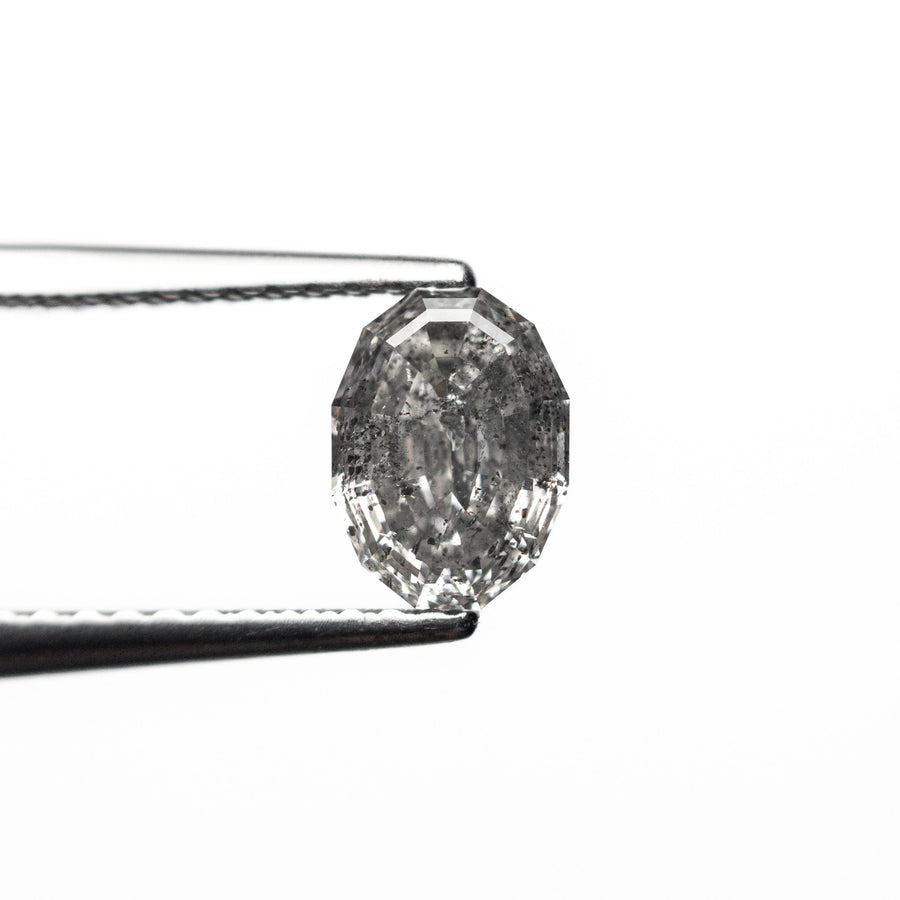 The 0.93ct 6.74x4.96x3.31mm Geo Oval Step Cut 🇨🇦 26894-01 by East London jeweller Rachel Boston | Discover our collections of unique and timeless engagement rings, wedding rings, and modern fine jewellery. - Rachel Boston Jewellery