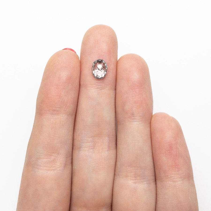 The 0.93ct 7.21x5.77x2.65mm Oval Rosecut 🇨🇦 26946-01 by East London jeweller Rachel Boston | Discover our collections of unique and timeless engagement rings, wedding rings, and modern fine jewellery. - Rachel Boston Jewellery