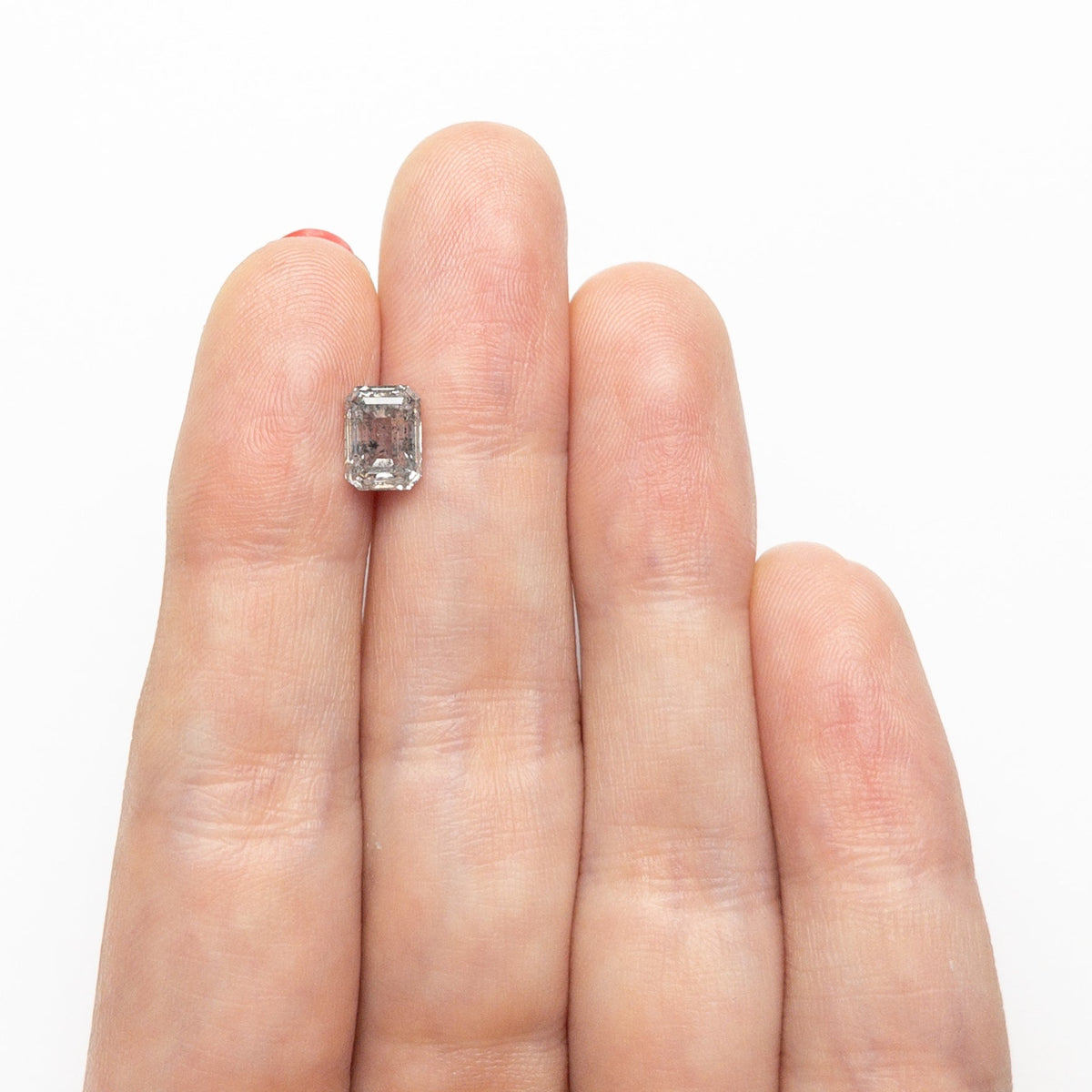 The 1.52ct 7.21x5.36x3.77mm Cut Corner Rectangle Step Cut 🇨🇦 26947-01 by East London jeweller Rachel Boston | Discover our collections of unique and timeless engagement rings, wedding rings, and modern fine jewellery.