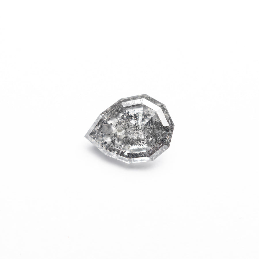 The 0.58ct 6.52x4.77x2.68mm Geo Pear Step Cut 🇨🇦 26952-01 by East London jeweller Rachel Boston | Discover our collections of unique and timeless engagement rings, wedding rings, and modern fine jewellery. - Rachel Boston Jewellery