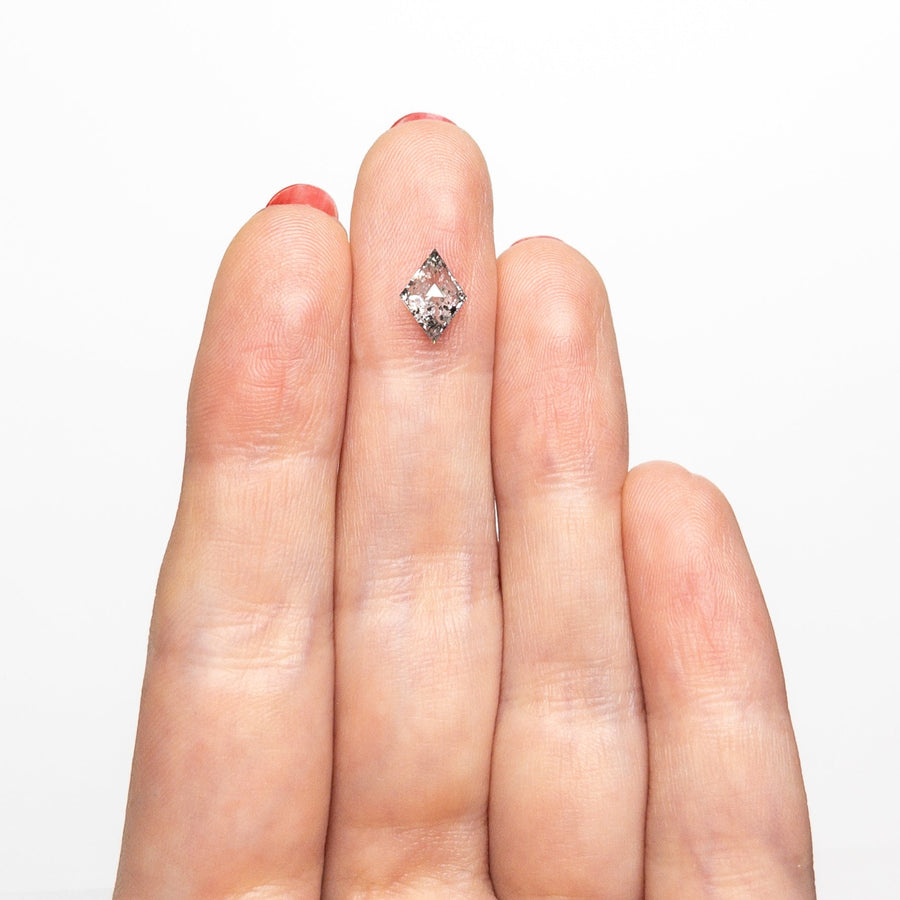 The 0.88ct 8.74x6.23x3.23mm Lozenge Step Cut 🇨🇦 26962-01 by East London jeweller Rachel Boston | Discover our collections of unique and timeless engagement rings, wedding rings, and modern fine jewellery. - Rachel Boston Jewellery