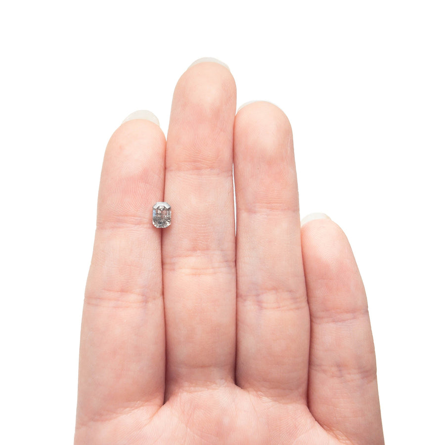 The 0.85ct 5.95x4.34x3.34mm Cut Corner Rectangle Step Cut 🇨🇦 26980-01 by East London jeweller Rachel Boston | Discover our collections of unique and timeless engagement rings, wedding rings, and modern fine jewellery. - Rachel Boston Jewellery