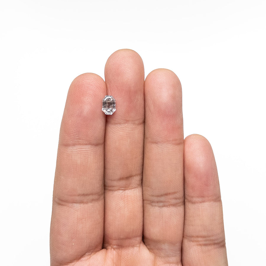 The 1.04ct 6.97x4.97x3.20mm Cut Corner Rectangle Step Cut 🇨🇦 26994-01 by East London jeweller Rachel Boston | Discover our collections of unique and timeless engagement rings, wedding rings, and modern fine jewellery. - Rachel Boston Jewellery