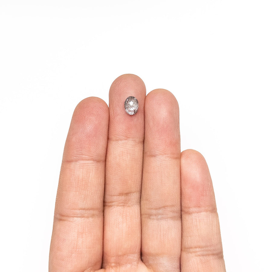 The 0.96ct 7.30x5.69x2.56mm Oval Rosecut 🇨🇦 27004-01 by East London jeweller Rachel Boston | Discover our collections of unique and timeless engagement rings, wedding rings, and modern fine jewellery. - Rachel Boston Jewellery