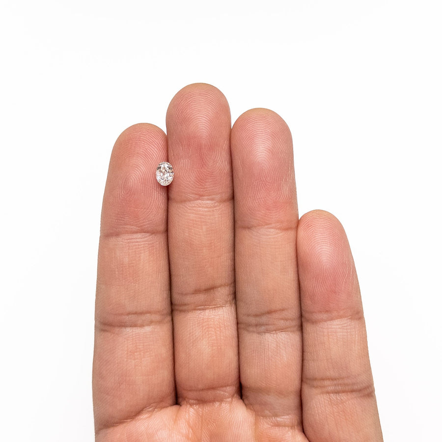 The 0.56ct 5.52x4.13x2.96mm SI1 I Oval Brilliant 27065-03 by East London jeweller Rachel Boston | Discover our collections of unique and timeless engagement rings, wedding rings, and modern fine jewellery. - Rachel Boston Jewellery