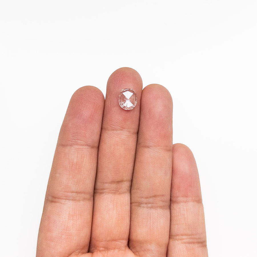 The 1.31ct 8.75x7.46x2.20mm Oval Rosecut 27066-02 by East London jeweller Rachel Boston | Discover our collections of unique and timeless engagement rings, wedding rings, and modern fine jewellery. - Rachel Boston Jewellery