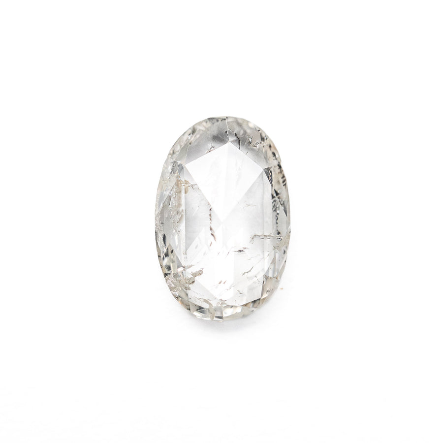 The 0.86ct 7.87x5.21x2.19mm I2 M Oval Rosecut 27066-05 by East London jeweller Rachel Boston | Discover our collections of unique and timeless engagement rings, wedding rings, and modern fine jewellery. - Rachel Boston Jewellery