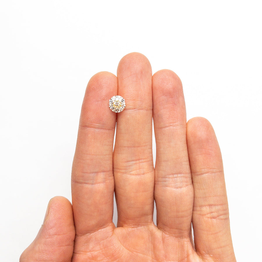 The 2.05ct 7.51x7.49x5.35mm VS2 Q-R Modern Antique Old European Cut 27079-01 by East London jeweller Rachel Boston | Discover our collections of unique and timeless engagement rings, wedding rings, and modern fine jewellery. - Rachel Boston Jewellery