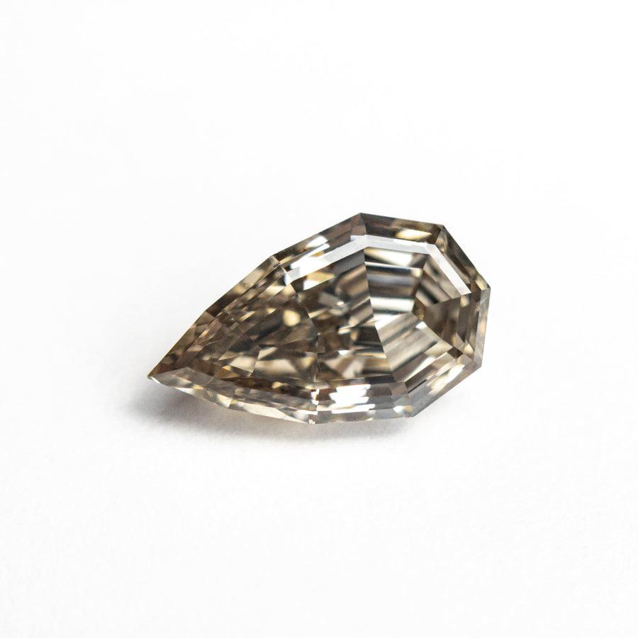 1.46ct 10.11x5.96x3.56mm VS1 C6 Geo Pear Step Cut 27082-03 - Rachel Boston Jewellery