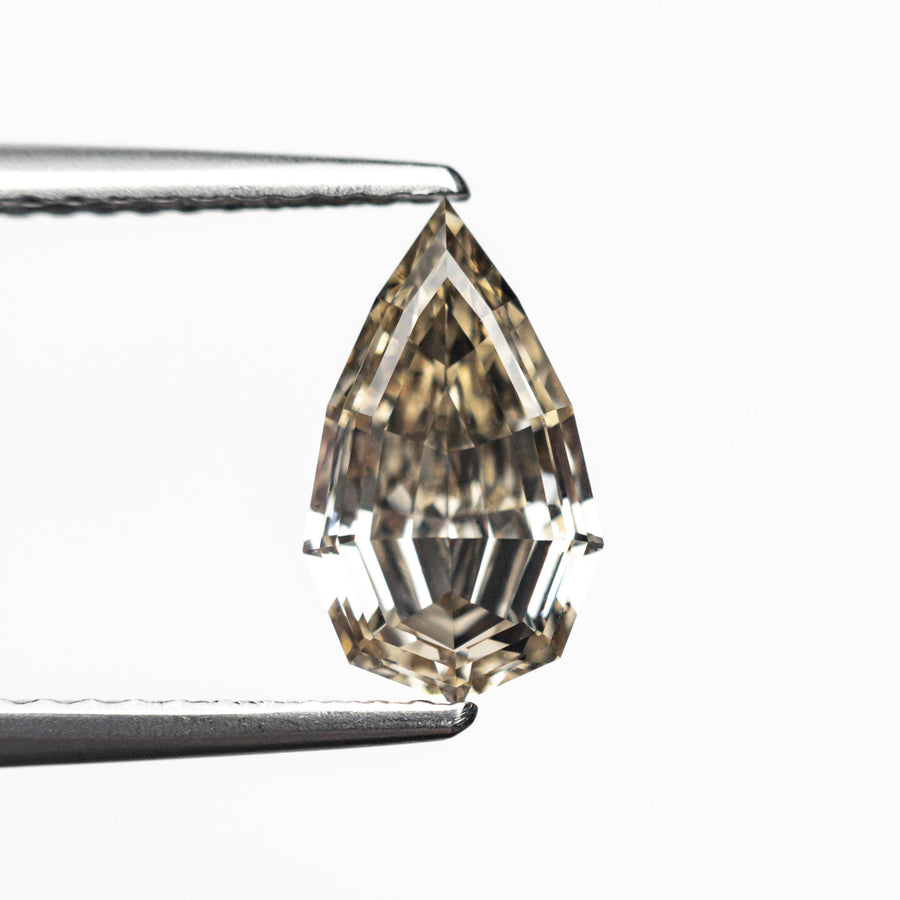 1.46ct 10.11x5.96x3.56mm VS1 C6 Geo Pear Step Cut 27082-03 - Rachel Boston Jewellery