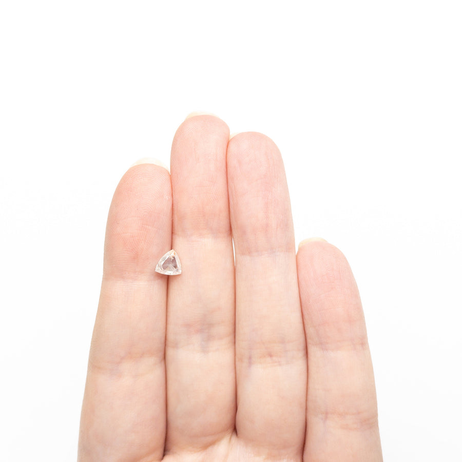 The 0.78ct 6.02x5.85x2.77mm Trillion Double Cut 27223-10 by East London jeweller Rachel Boston | Discover our collections of unique and timeless engagement rings, wedding rings, and modern fine jewellery. - Rachel Boston Jewellery