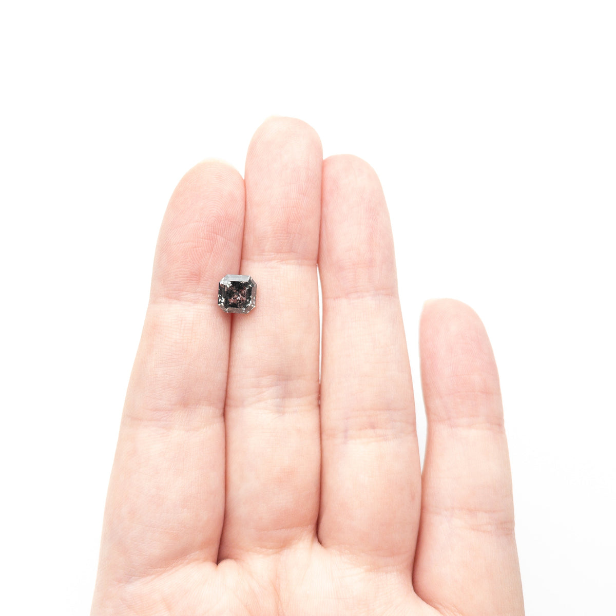The 2.08ct 6.71x6.68x4.72mm Cut Corner Square Step Cut 27225-36 by East London jeweller Rachel Boston | Discover our collections of unique and timeless engagement rings, wedding rings, and modern fine jewellery.