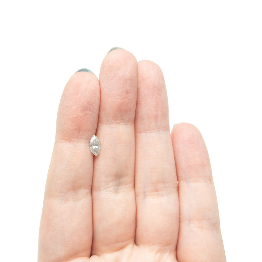 The 0.68ct 8.20x4.26x3.18mm Marquise Brilliant 27226-04 by East London jeweller Rachel Boston | Discover our collections of unique and timeless engagement rings, wedding rings, and modern fine jewellery. - Rachel Boston Jewellery