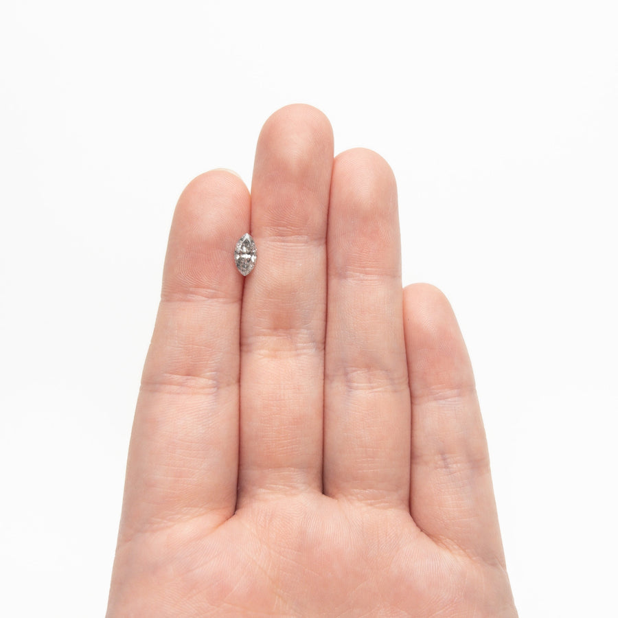 The 0.67ct 8.20x4.33x2.93mm Marquise Brilliant 27226-20 by East London jeweller Rachel Boston | Discover our collections of unique and timeless engagement rings, wedding rings, and modern fine jewellery. - Rachel Boston Jewellery