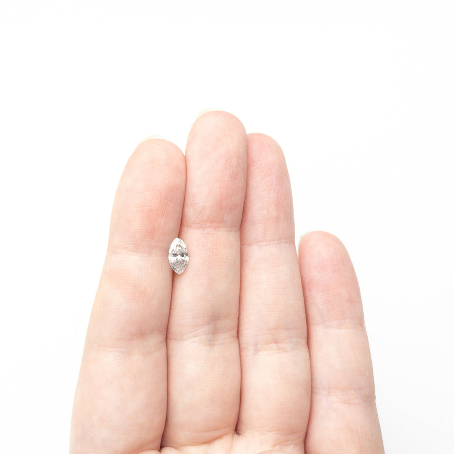 The 0.69ct 8.35x4.67x2.87mm Marquise Brilliant 27226-29 by East London jeweller Rachel Boston | Discover our collections of unique and timeless engagement rings, wedding rings, and modern fine jewellery. - Rachel Boston Jewellery