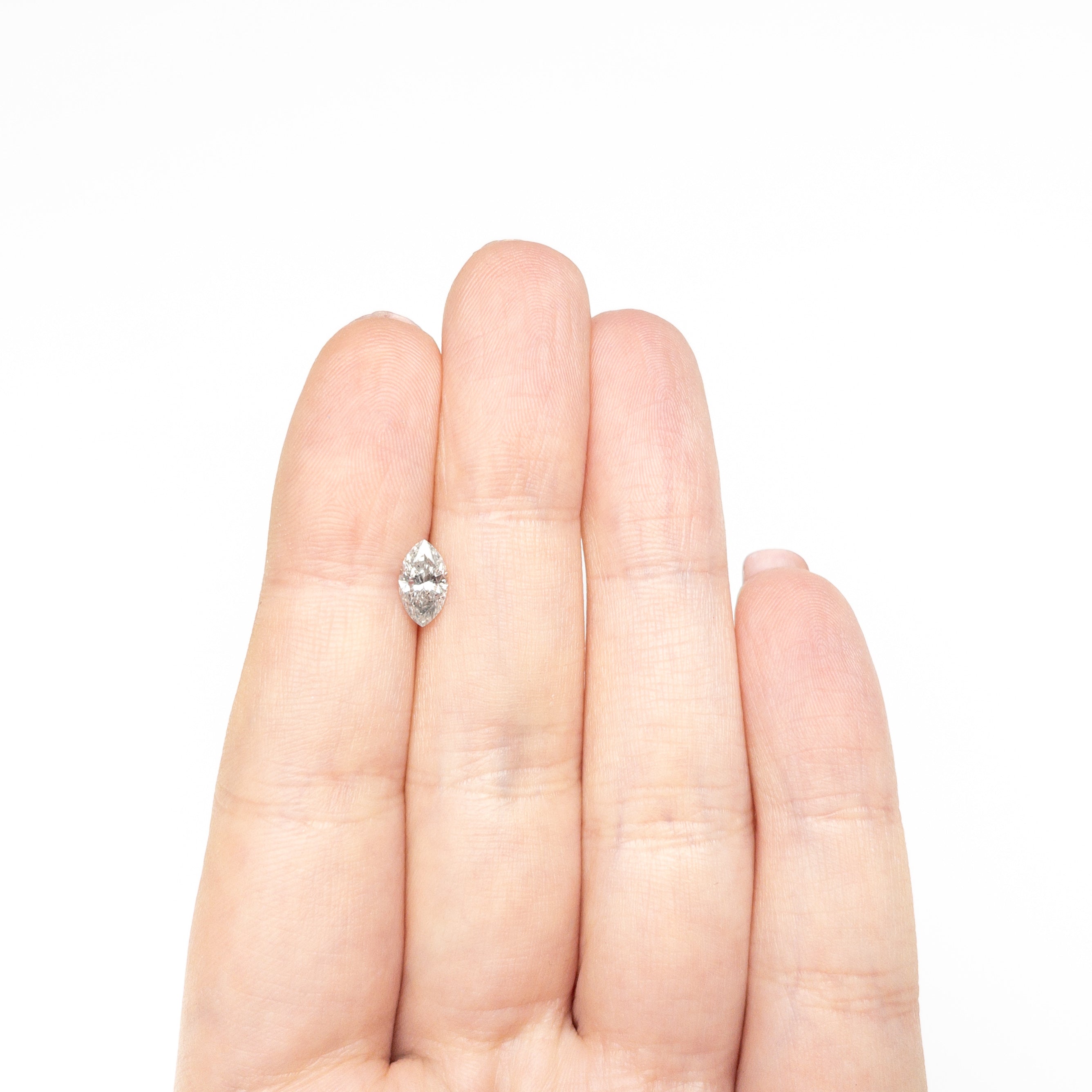 The 0.75ct 8.37x4.64x3.14mm Marquise Brilliant 27226-31 by East London jeweller Rachel Boston | Discover our collections of unique and timeless engagement rings, wedding rings, and modern fine jewellery.