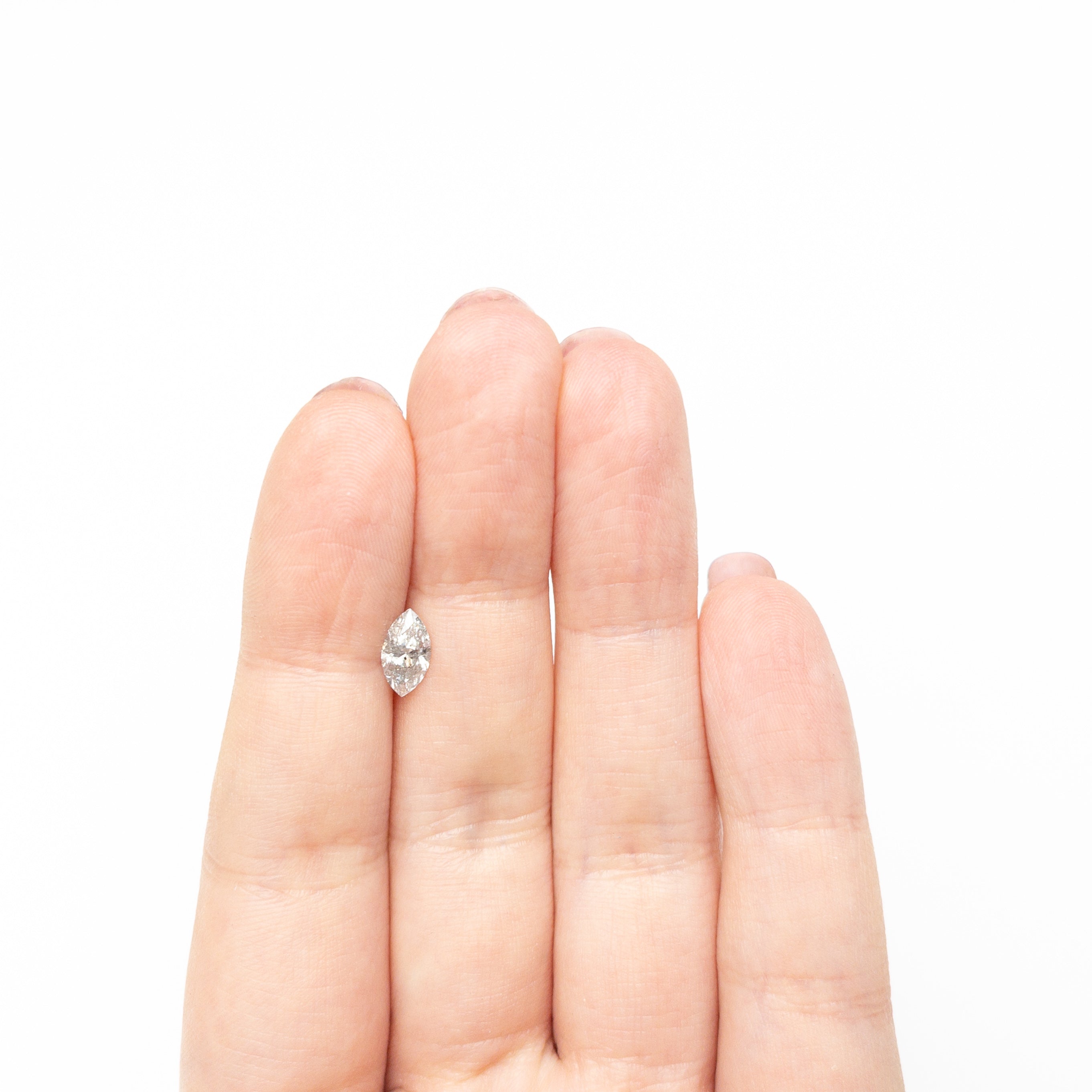 The 0.73ct 8.94x4.71x2.98mm Marquise Brilliant 27226-34 by East London jeweller Rachel Boston | Discover our collections of unique and timeless engagement rings, wedding rings, and modern fine jewellery.